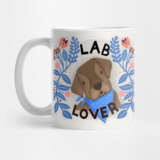 Black Chocolate Lab MoM Mug